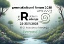 Permakulturni online forum 2025 – Problem je rešenje permakulturni online forum 2025