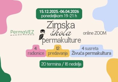 Kako je Permakulturni online forum najavio Zimsku školu permakulture 2025/26 Zimska škola permakulture 2025/26